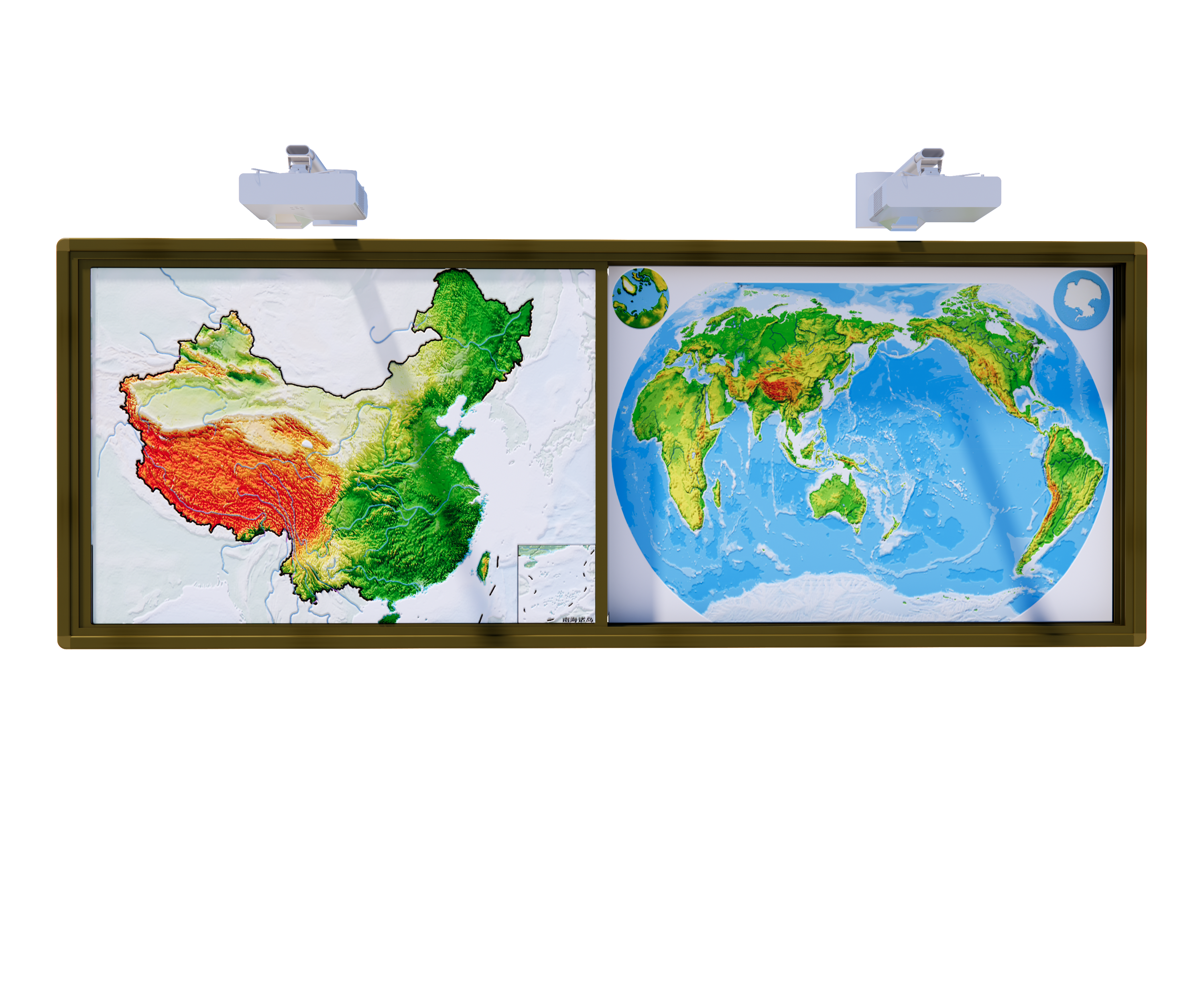 数字交互立体地形图